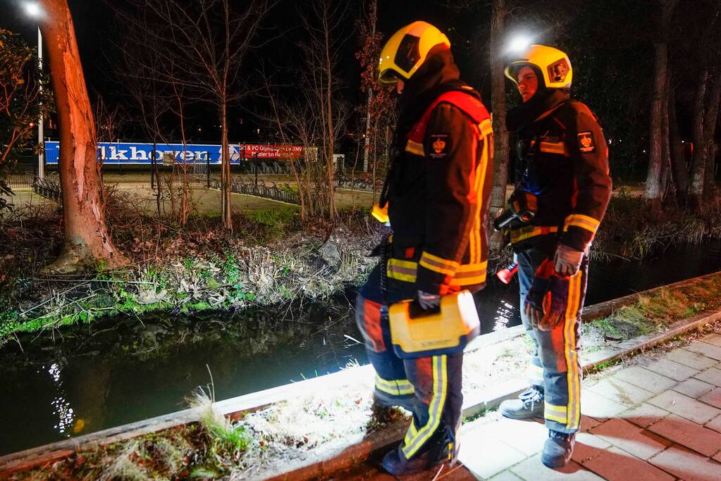 Hulpdiensten onderzoeken sloot na onbeheerde fiets