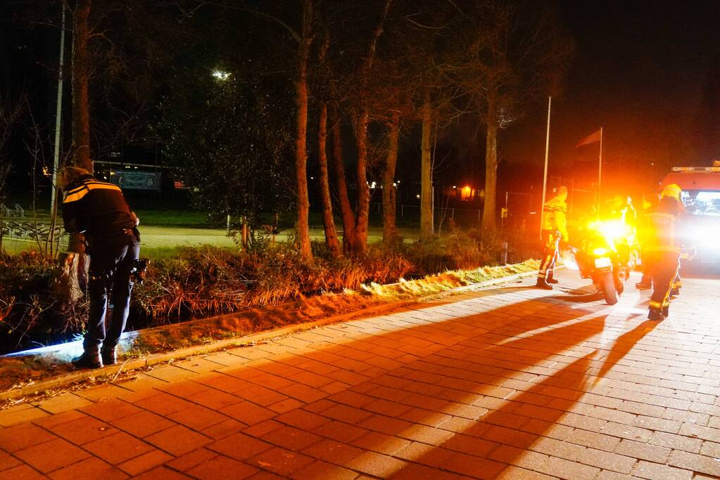 Hulpdiensten onderzoeken sloot na onbeheerde fiets