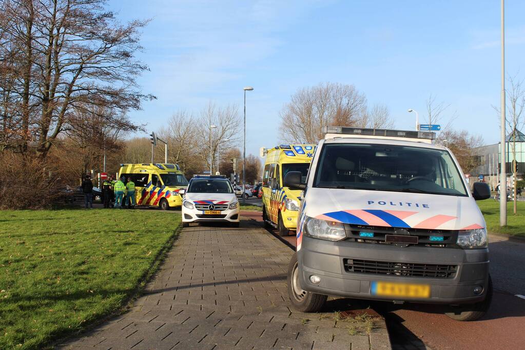 Fietser gewond bij botsing met andere fietser