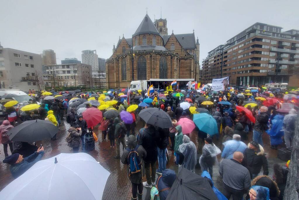 Grote demonstratie tegen coronamaatregelen