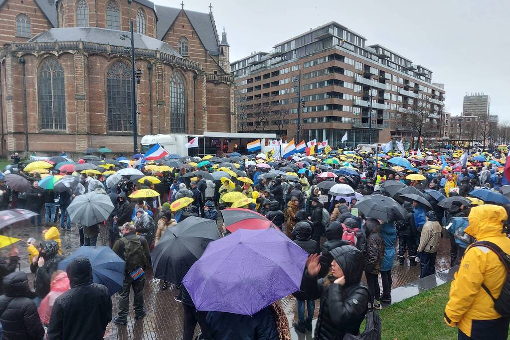 Grote demonstratie tegen coronamaatregelen