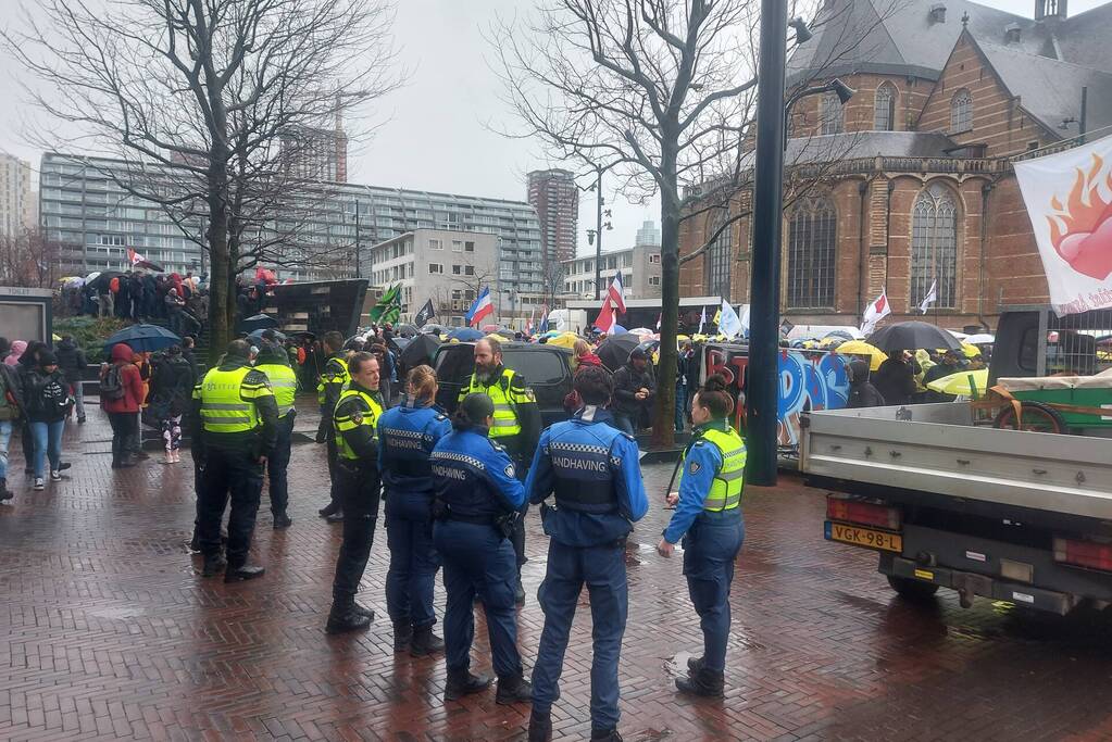 Grote demonstratie tegen coronamaatregelen