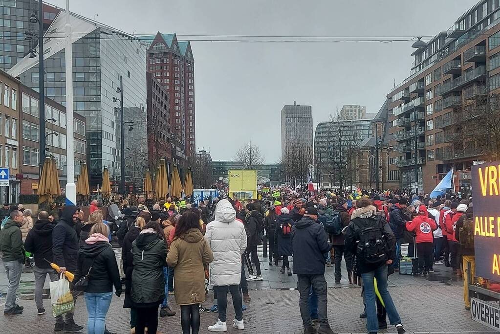 Grote demonstratie tegen coronamaatregelen