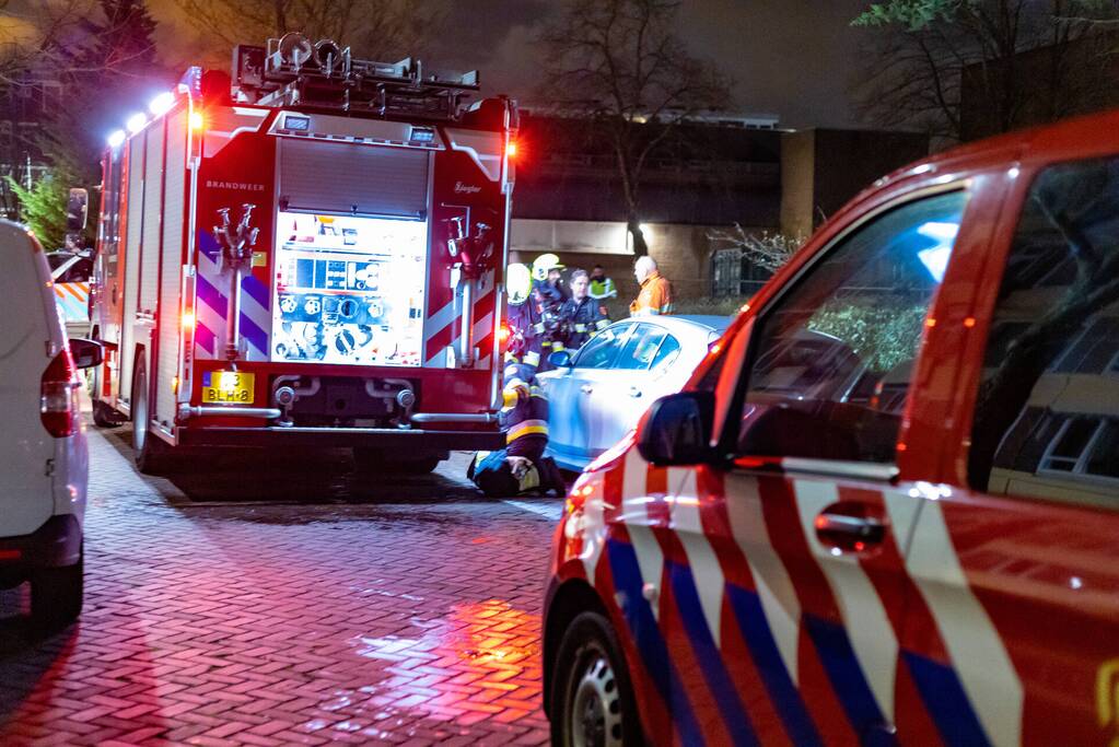 Bewoner aangehouden na brand