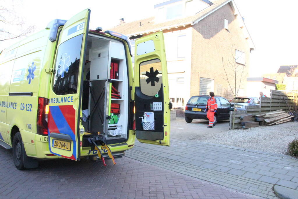 Traumahelikopter met trauma-arts voor incident met kind