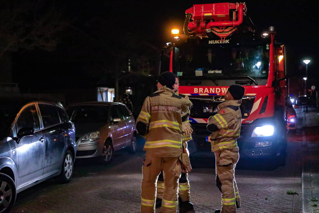 Brandende kaars aangezien voor woningbrand