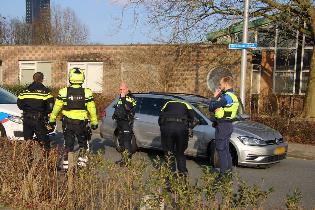 Aanhouding na achtervolging gestolen auto