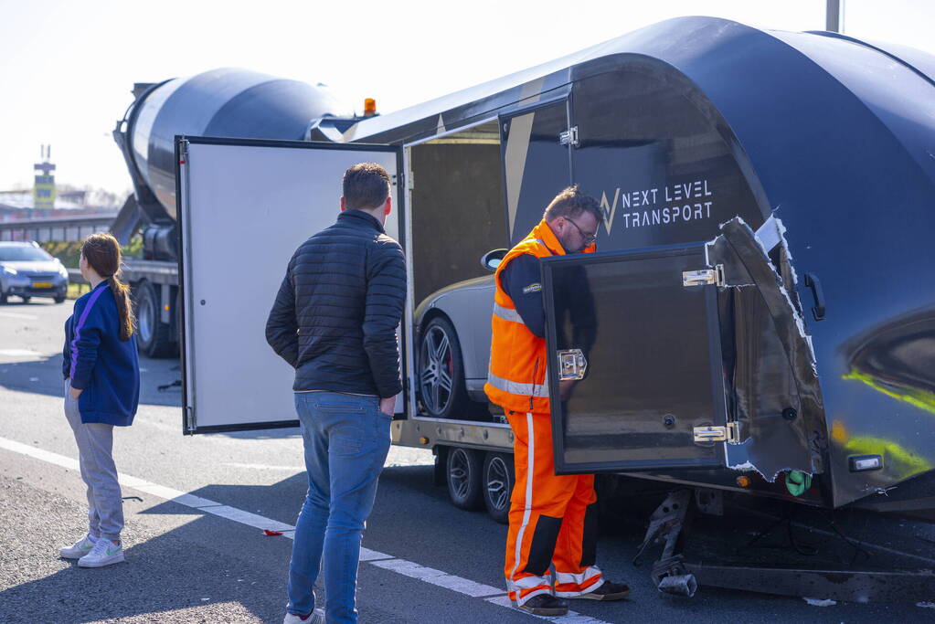 Enorme file door ongeval bij knooppunt Hoevelaken