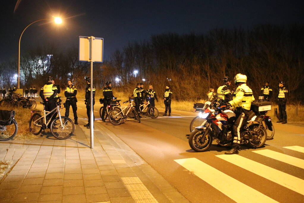 Grote politie-inzet bij onrustige voetbalwedstrijd