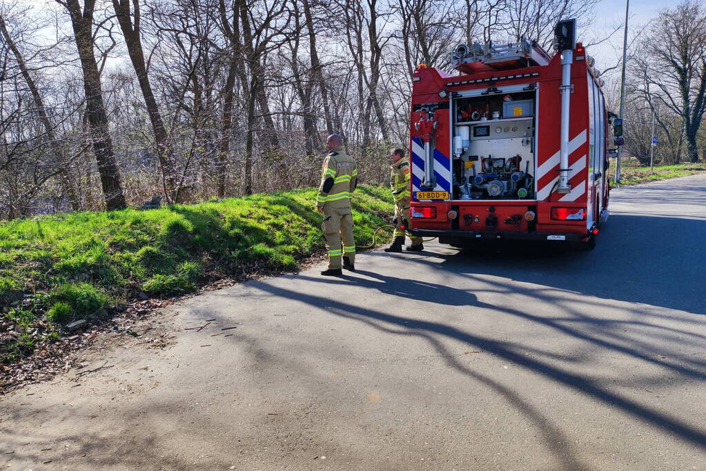 Brand in bosschage snel geblust