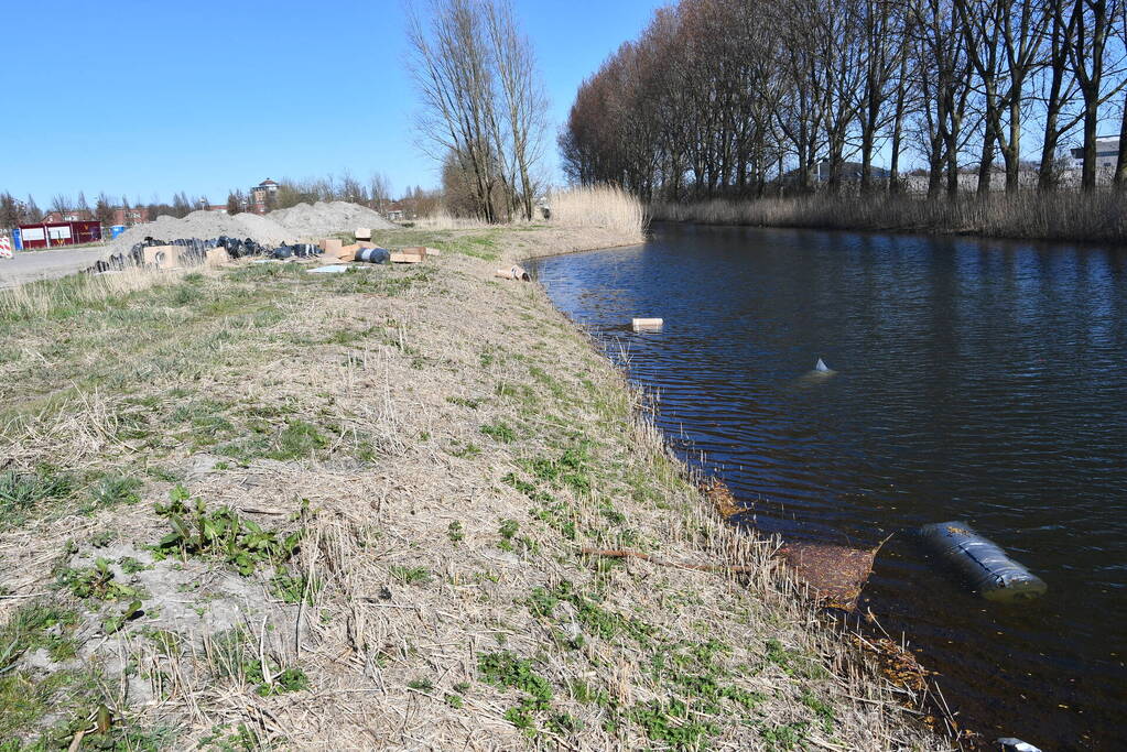 Grote hoeveelheid afval gedumpt