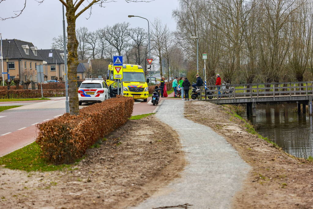 Gewonden bij ongeval met scooter