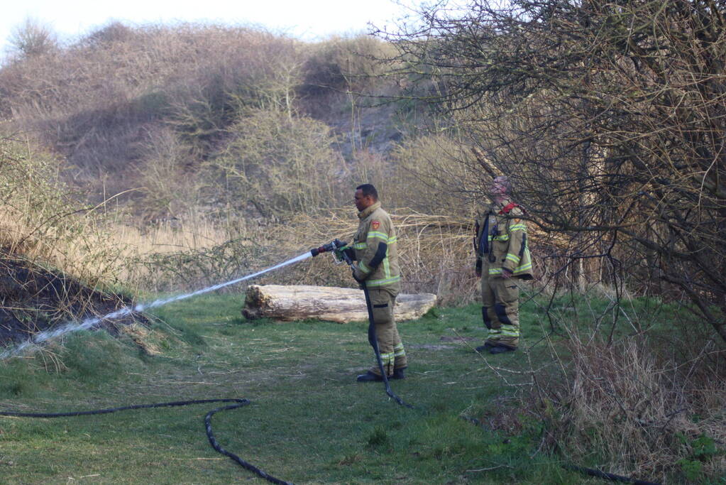 Stuk duinen verwoest vanwege brand