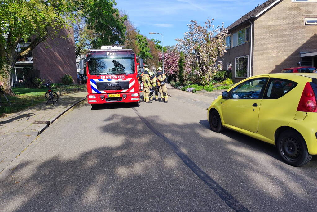 Brand in keuken van woning snel geblust