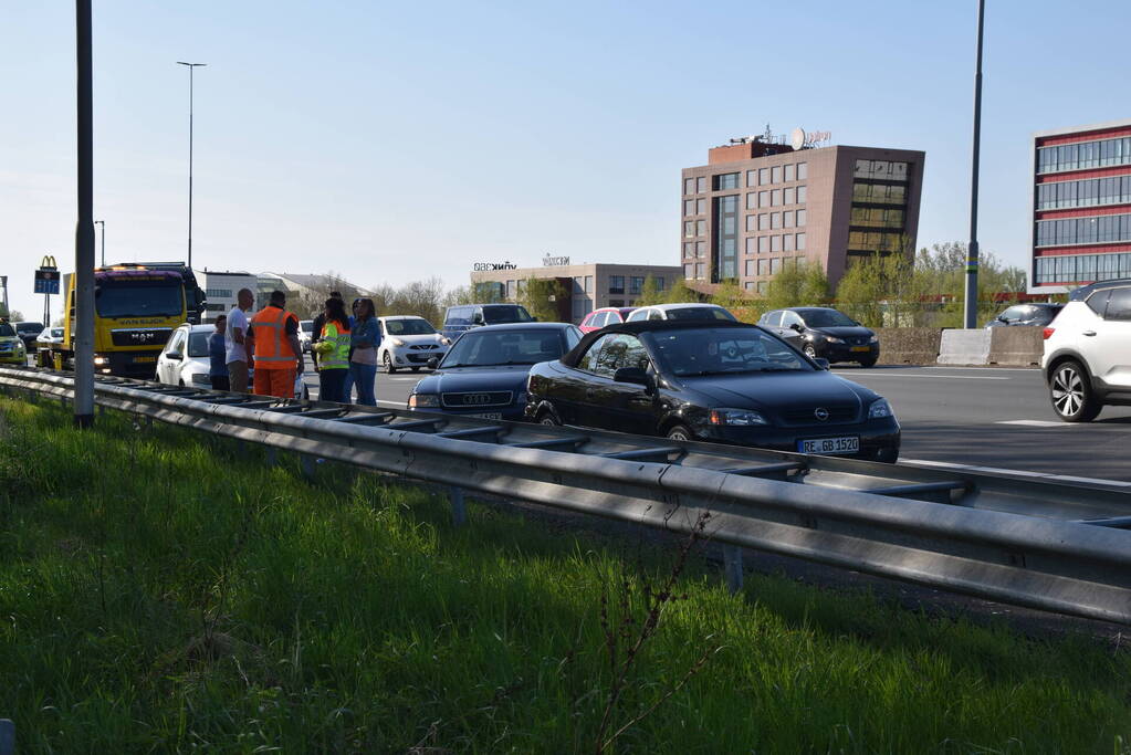 Schade bij ongeval op snelweg