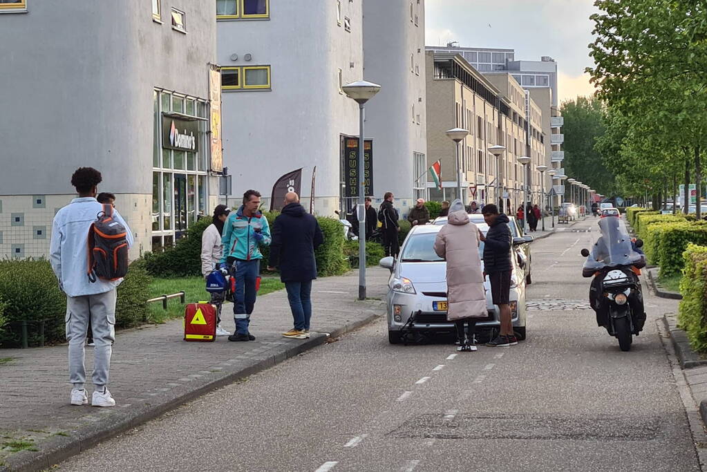 Fietser gewond bij aanrijding met auto