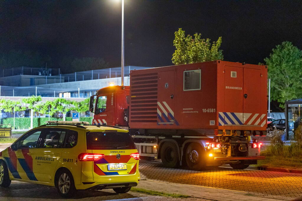 Grote brand bij gezondheidszorg