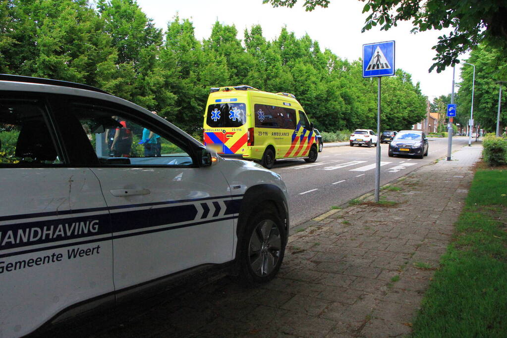 Wielrenner gewond na val