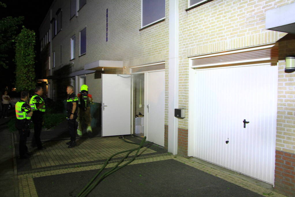 Woning vol rook door rookmachine