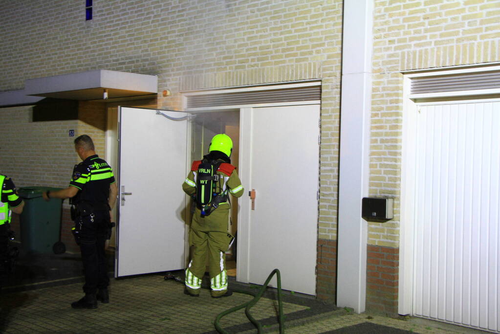 Woning vol rook door rookmachine