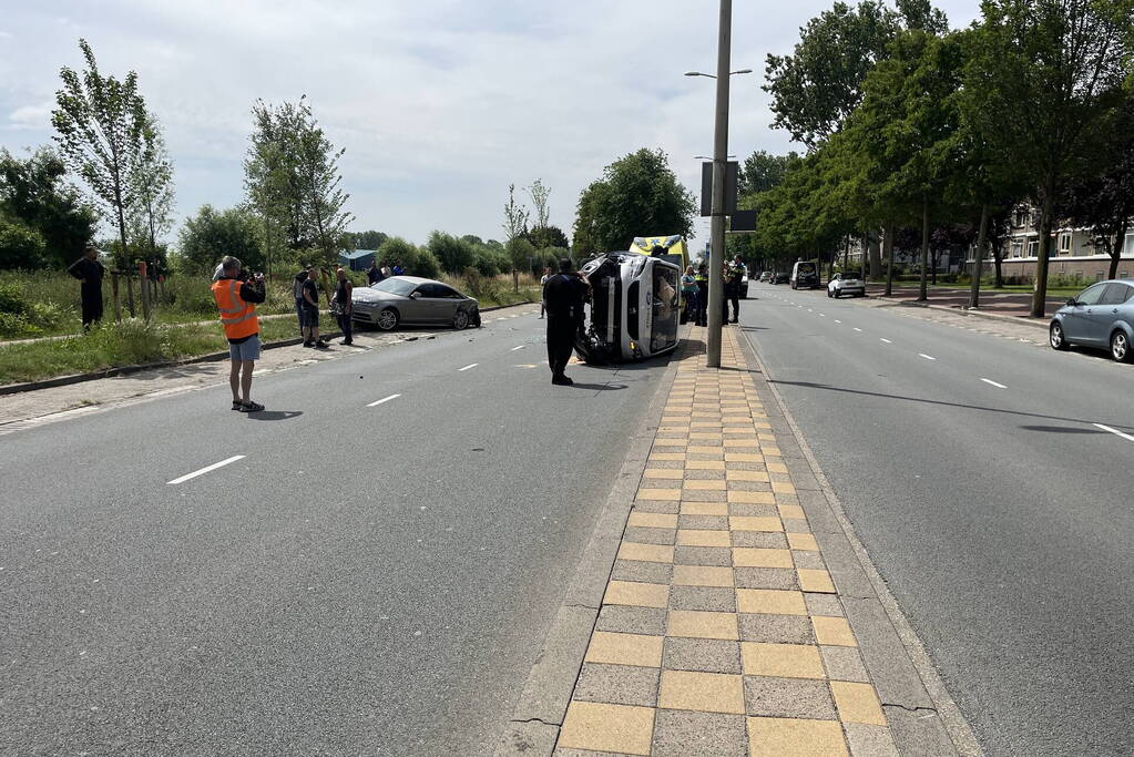 Flinke schade bij verkeersongeval