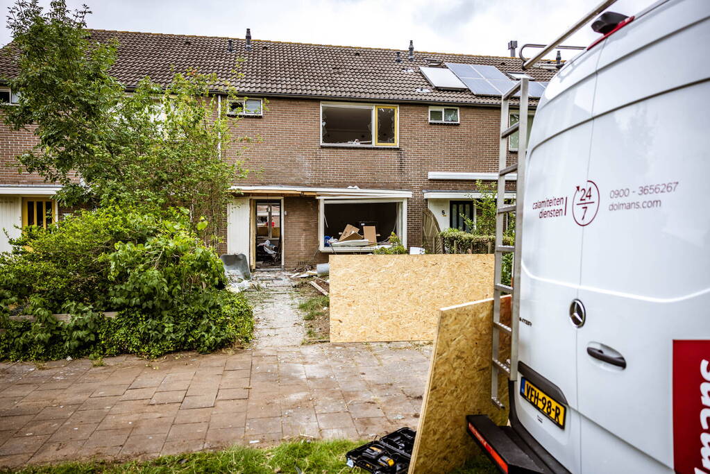 Woningen ontruimd door ontploffing