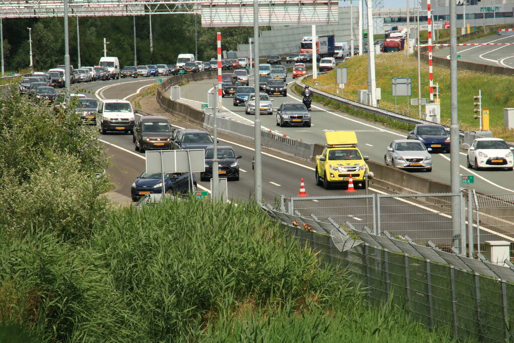 Coentunnel afgesloten na ongeval