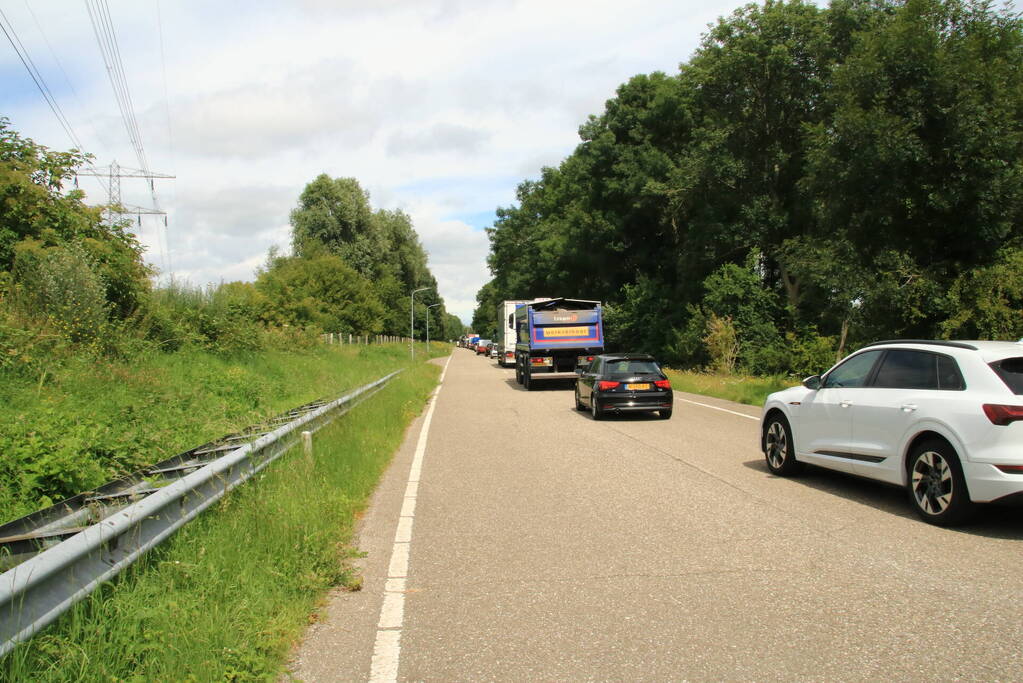 Coentunnel afgesloten na ongeval