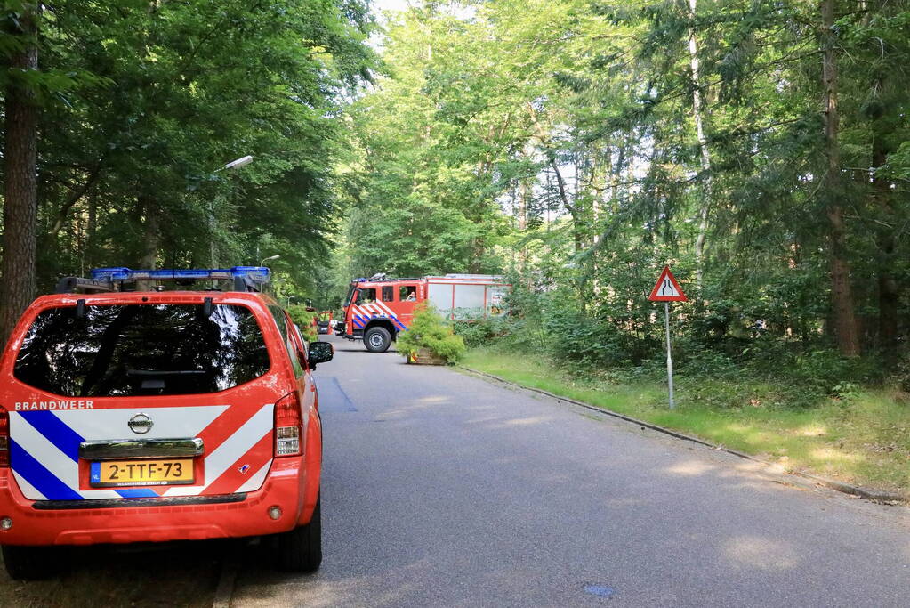 Beginnende natuurbrand snel geblust