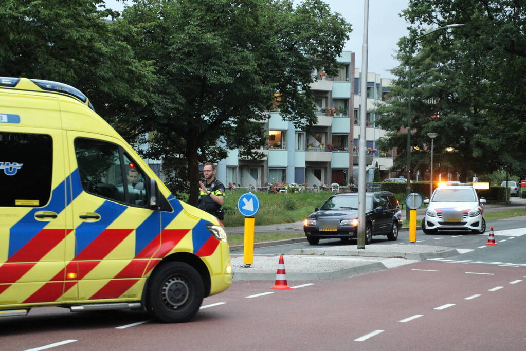 Fietser gewond bij aanrijding met auto