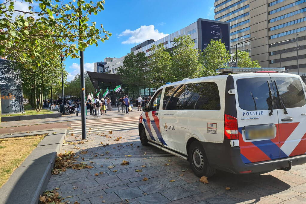 Demonstratie tegen chemische wapens