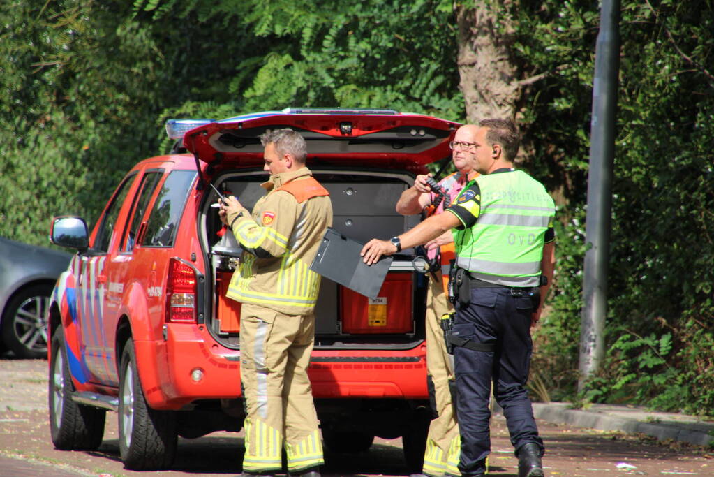 Flinke brand naast rangeerterrein Sportpark Bokkeduinen