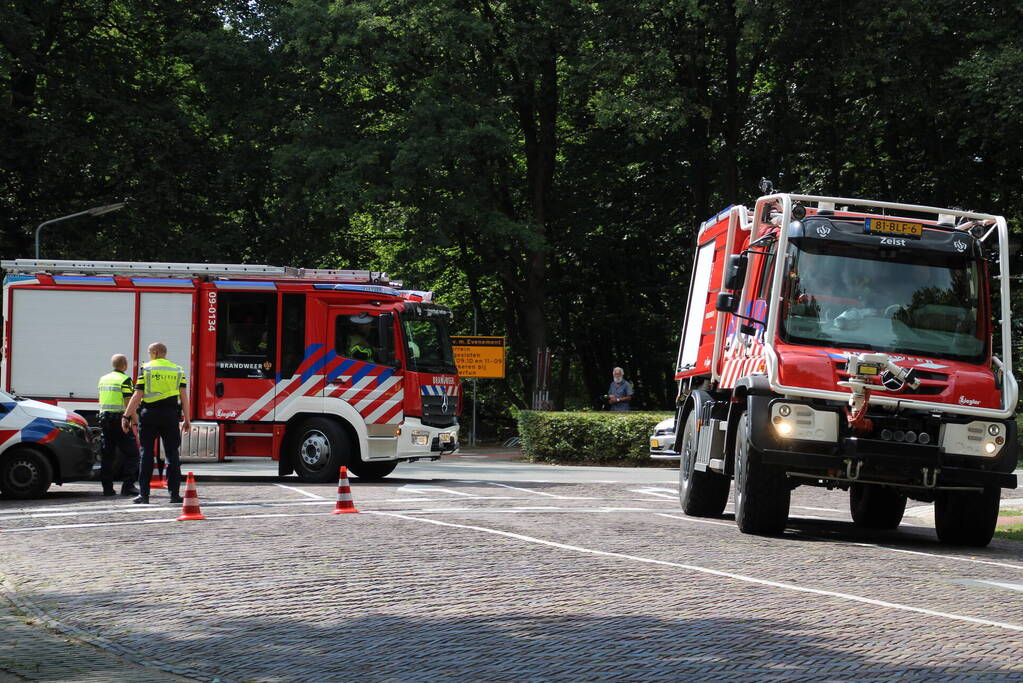 Flinke brand naast rangeerterrein Sportpark Bokkeduinen