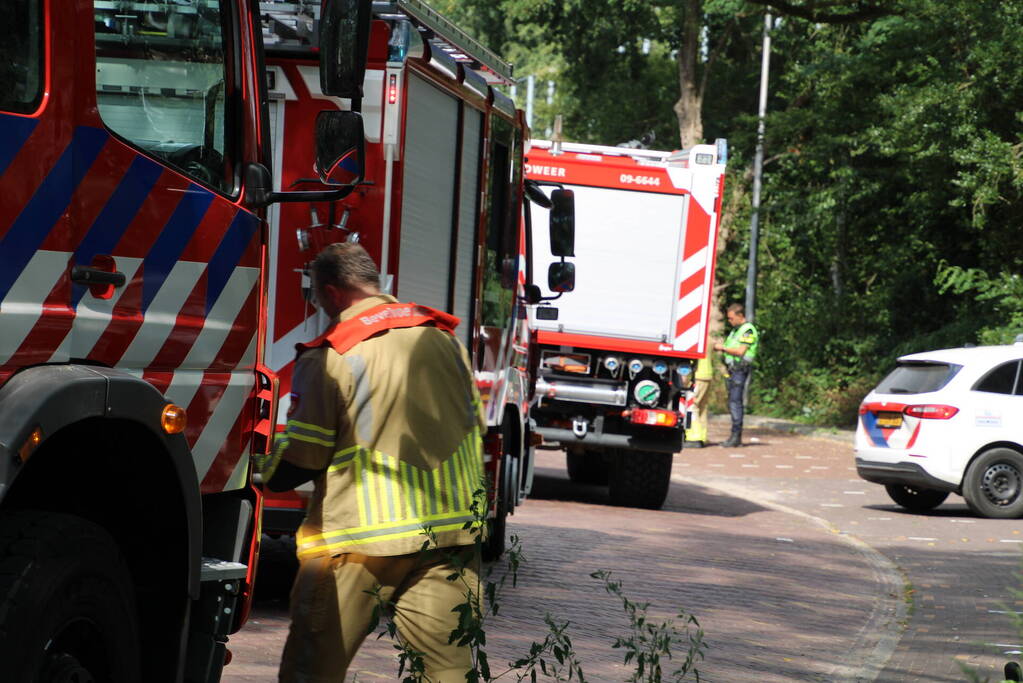 Flinke brand naast rangeerterrein Sportpark Bokkeduinen