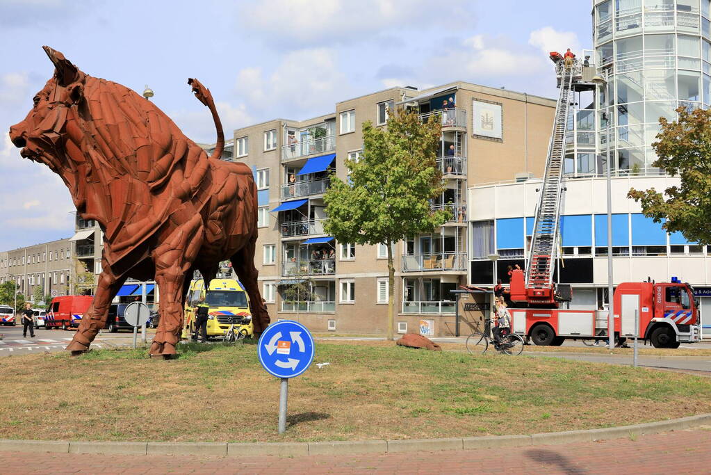 Veel hulpdiensten ingezet voor persoon met verward gedrag