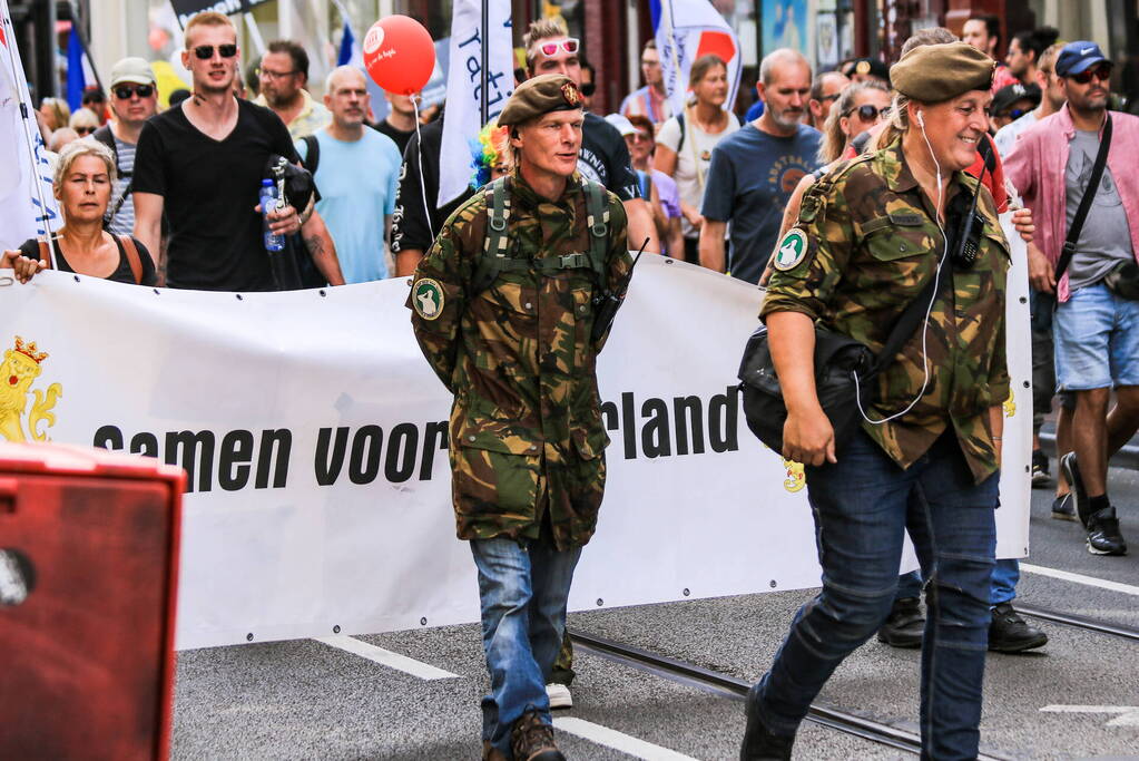 Demonstratie tegen kabinet