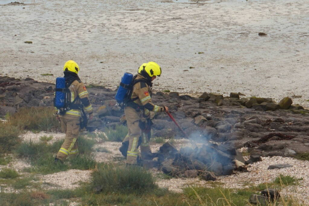 Buitenbrand blijkt kampvuur