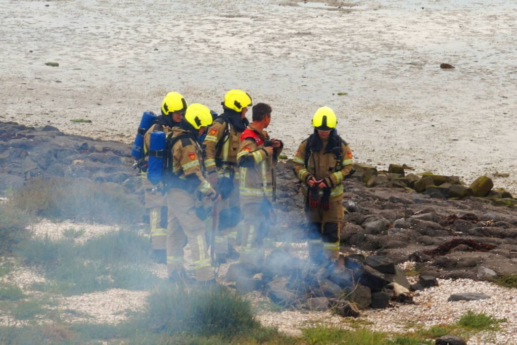 Buitenbrand blijkt kampvuur