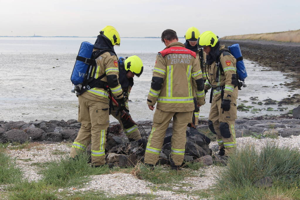 Buitenbrand blijkt kampvuur