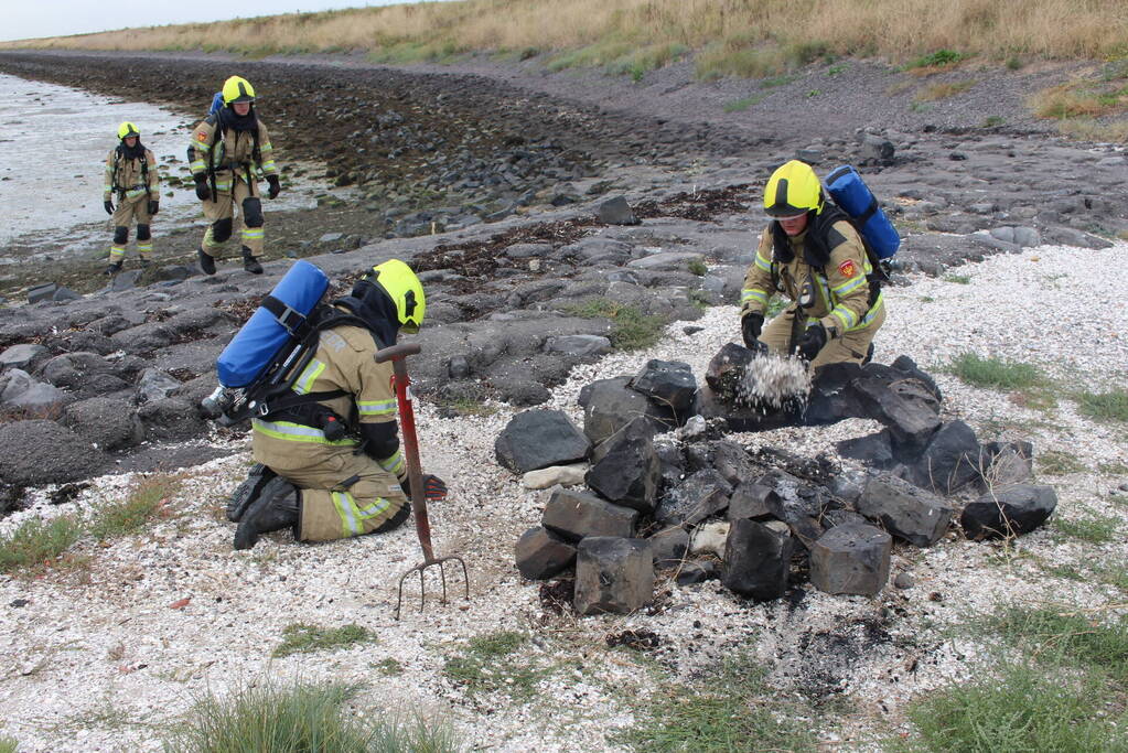 Buitenbrand blijkt kampvuur