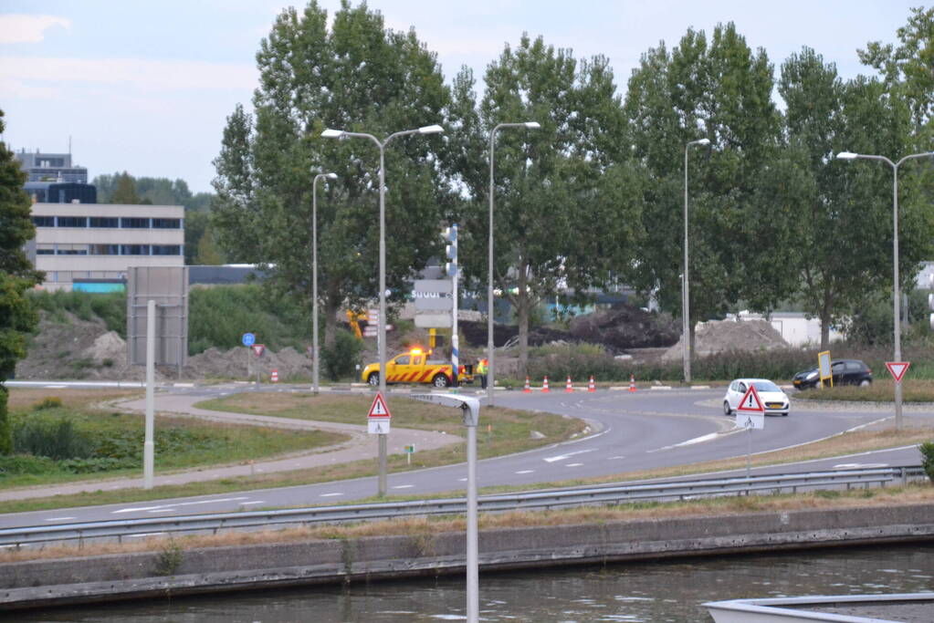 Verkeershinder door kapotte brug