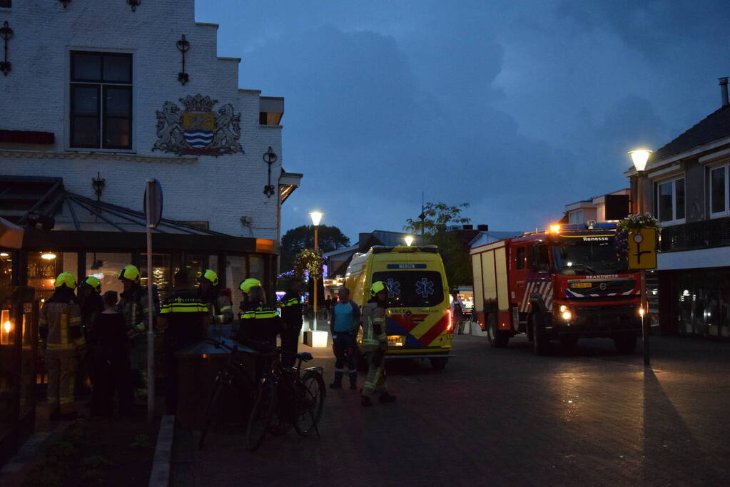 Vreemde lucht waargenomen in eetcafé