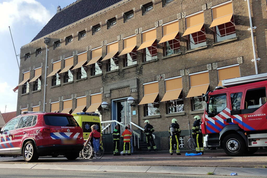 Meerdere hulpdiensten ingezet bij daklozenopvang