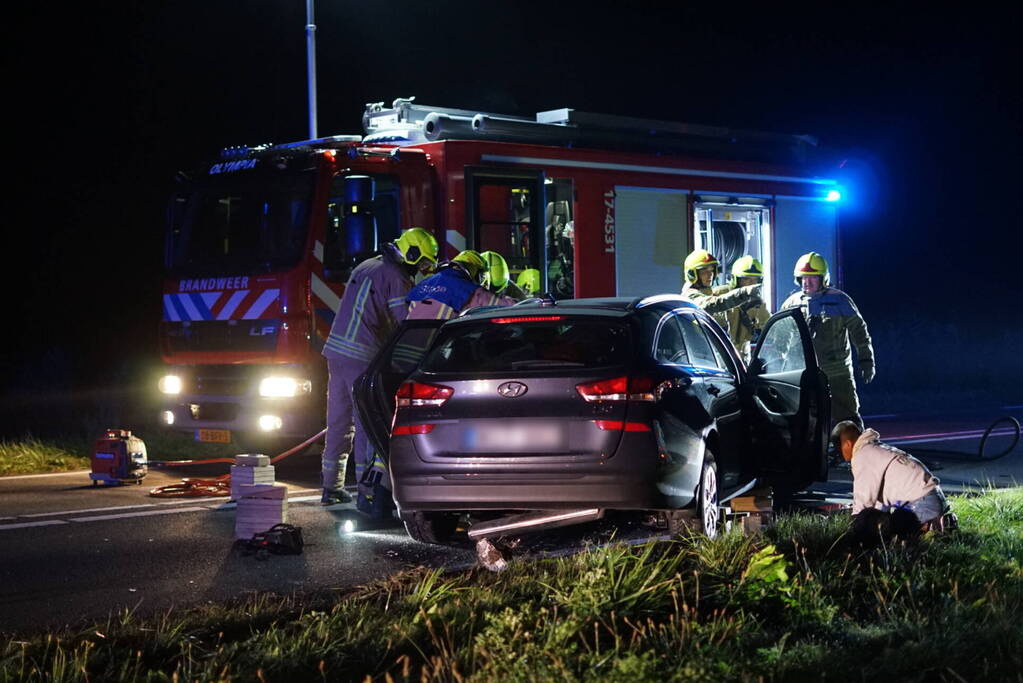 Zwaargewonde na ernstige aanrijding