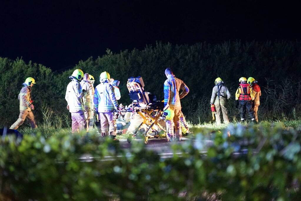 Zwaargewonde na ernstige aanrijding