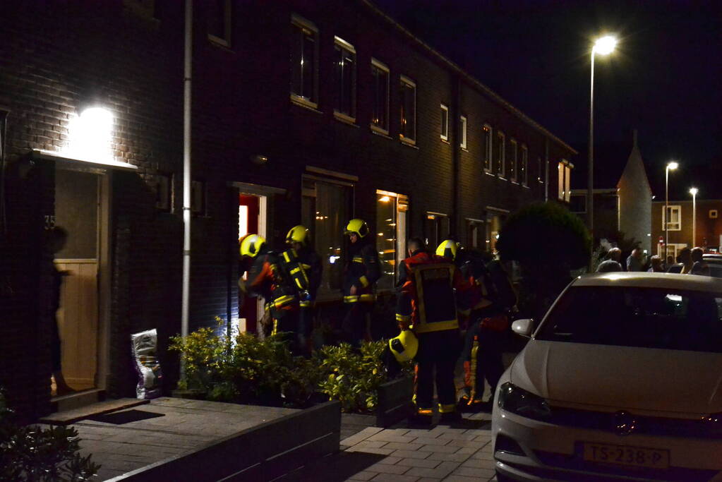 Brandweer ingezet voor gaslekkage