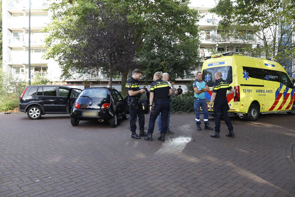 Flinke schade bij botsing op kruispunt