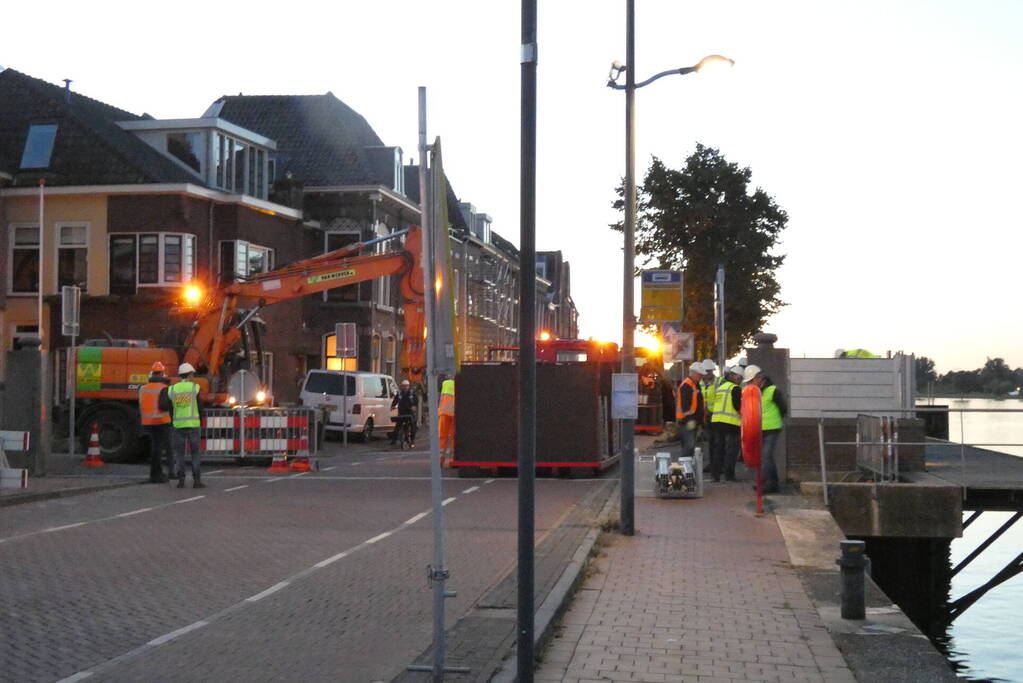 Grote oefening door Hoogwaterbrigade