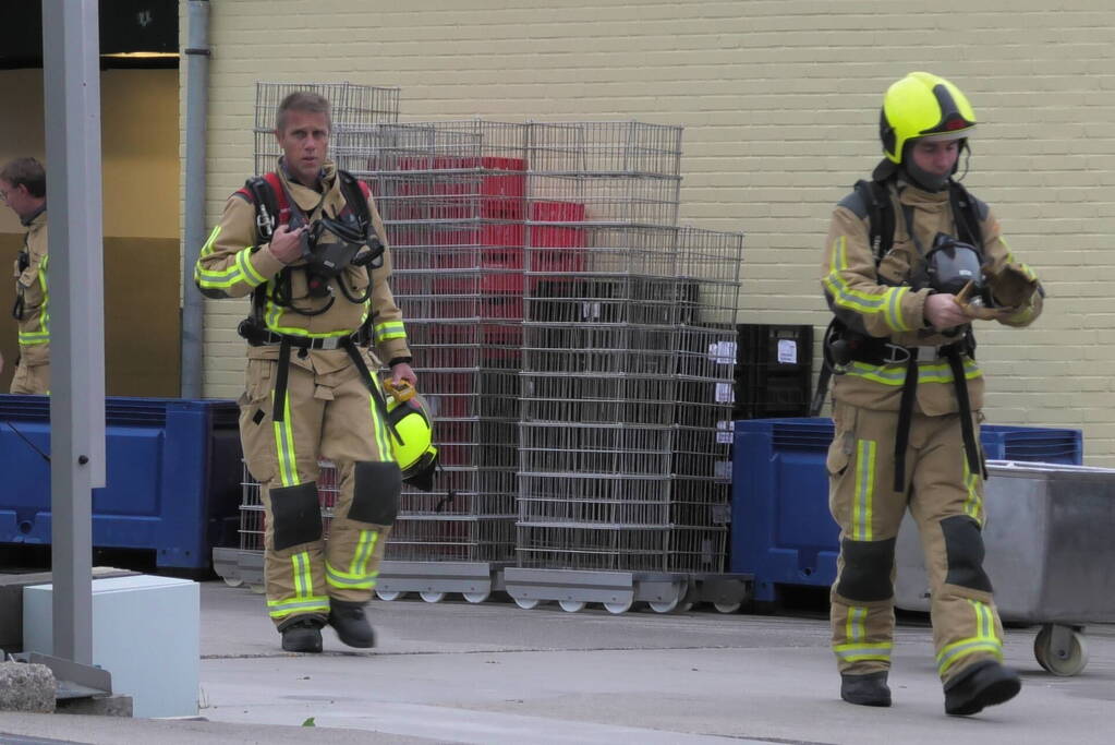 Keukenbrand in bedrijfspand