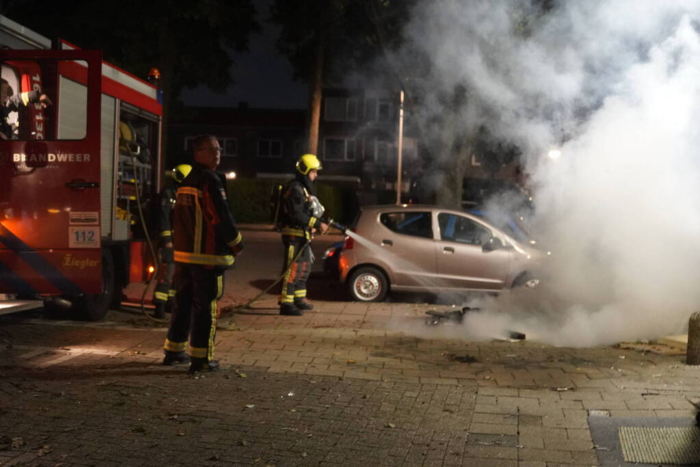 Afvalbrand snel onder controle